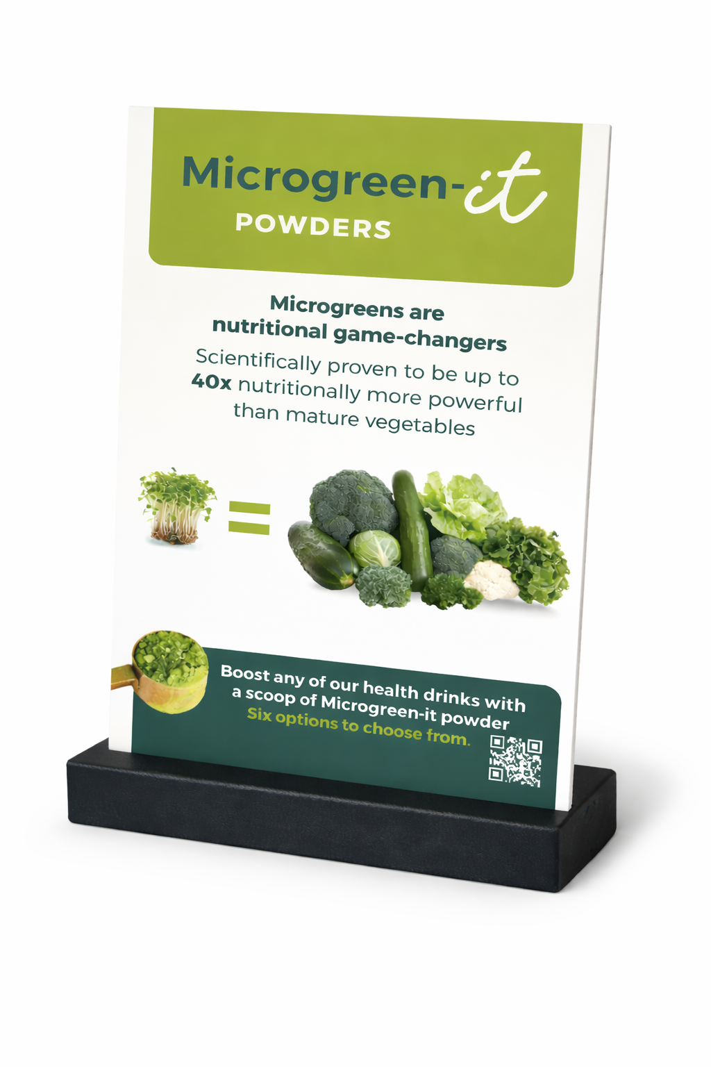 Microgreen-it table teaser marketing